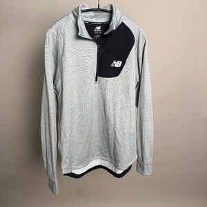 New Balance Running Sweatshirt Zipper Pocket NWOT Size L